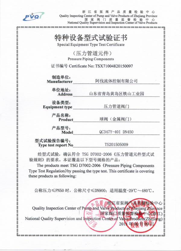 Type test certificate.1